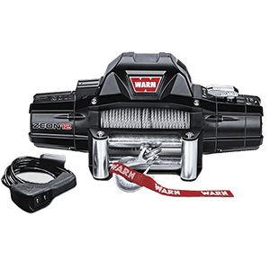 WARN 89120 ZEON 12 Electric 12V Winch with Steel Cable Wire Rope