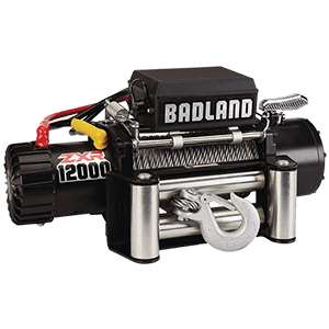 Badland ZXR 12000 lb. IP 66 Weather Resistant Off-Road Vehicle Electric Winch with Automatic Load-Holding Brake