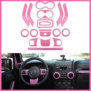 Opall Full Set Interior Decoration Trim Kit Steering Wheel &Center Console Air Outlet Trim