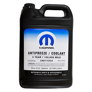 Genuine Mopar Fluid 68048953AB Antifreeze/Coolant - 1 Gallon Bottle