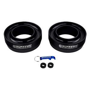 Supreme Suspensions - Front Leveling Kit for 1994-2018 Dodge Ram 1500 3 In Front Lift Spring Spacers 2WD (Black)