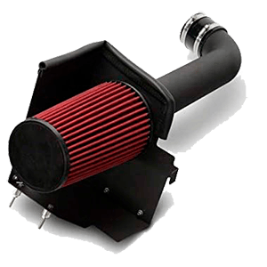 RED ROCK Cold Air Intake Kit in Black High Flow Filter Fitted and Compatible with Jeep Wrangler JK