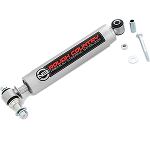 Rough Country N3 Steering Stabilizer fits 87-06 Jeep Wrangler TJ YJ Cherokee XJ ZJ