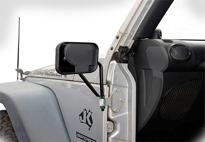 Jeep Mirrors JK JL TJ YJ CJ. Easy-Install Adventure Mirrors + Bonus Product. Improved Design