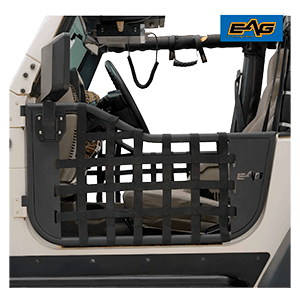 EAG Matrix Steel Tubular Door with Side View Mirror Fit for 97-06 Wrangler TJ