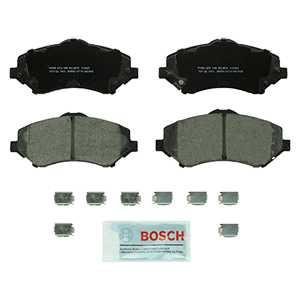 Bosch BC1273 QuietCast Premium Ceramic Disc Brake Pad Set For Dodge: 2007-2010 Nitro; Jeep: 2008-2011 Liberty, 2007-2010 Wrangler; Front