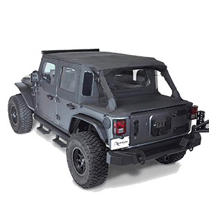 Rampage Products | 139835 | TrailView Fastback Soft Top | fits ’07-’18 Jeep Wrangler JKU 4dr