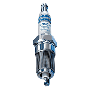 Bosch 8116 Double Platinum Spark Plug - Up to 3X Longer Life for Select Chrysler Pacifica, Town & Country