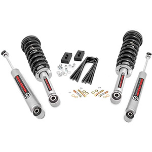Rough Country 2 Inch Leveling Kit (fits) 2014-2020 F150 | N3 Loaded Struts