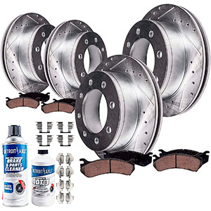 Detroit Axle - 4WD Brakes Kit Replacement for Ford Excursion F-250 F-350 Super Duty