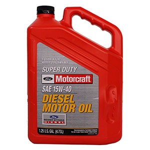 Genuine Ford Fluid XO-15W40-5QSD SAE 15W-40 Super Duty Diesel Motor Oil