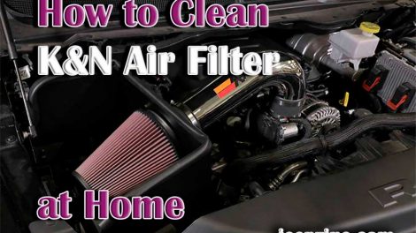 How to Clean a K&N Air Filter at Home: Quick Rinsing, Drying & Oiling