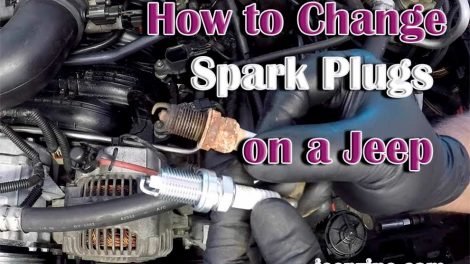 How to change spark plugs on a Jeep