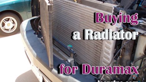 What should you look for when buying a radiator for Duramax