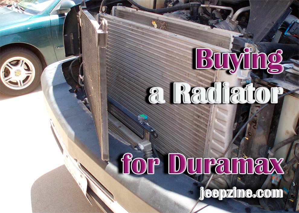 What should you look for when buying a radiator for Duramax