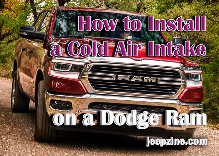 How to Install a Cold Air Intake on a Dodge Ram