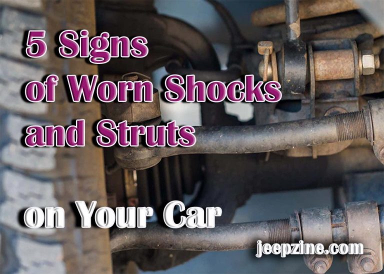 5 Signs of Worn Shocks and Struts on Your Car ️