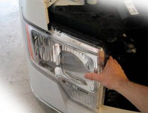 How to Change the Headlight on Ford Super Duty