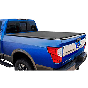 Tyger Auto T1 Soft Roll Up Truck Bed Tonneau Cover Compatible with 2017-2021 Nissan Titan Without Titan Box