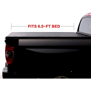 North Mountain Soft Roll Up Tonneau Cover, Compatible with 99-16 F250/F350 Super Duty Pickup 6.5ft Bed