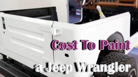 Cost To Paint A Jeep Wrangler