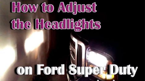 How to Adjust the Headlights on Ford Super Duty