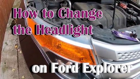 How to Change the Headlight on Ford Explorer