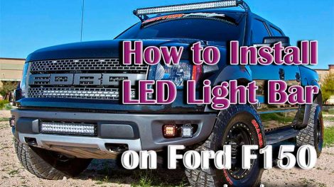 How to Install Led Light Bar on Ford F150 01