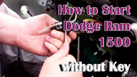 How to Start Dodge Ram 1500 without Key