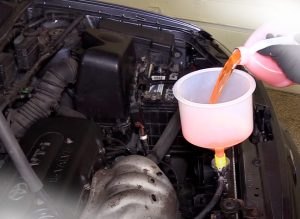 Cleaning the Radiator of a Toyota Tacoma