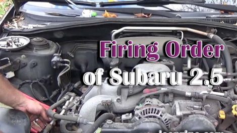 Firing Order of Subaru 2.5