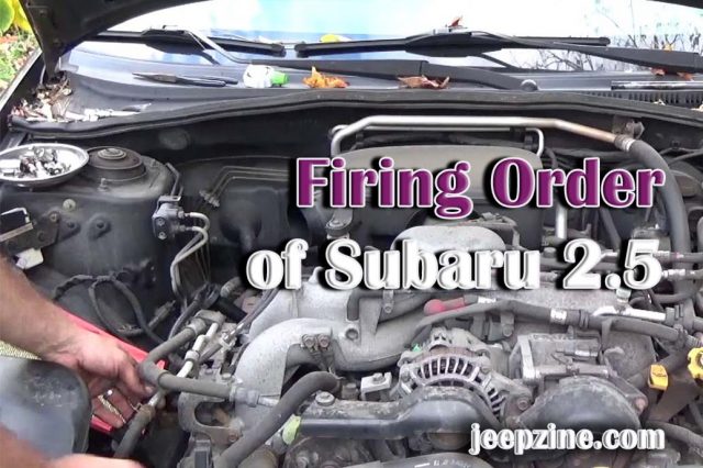Firing Order of Subaru 2.5