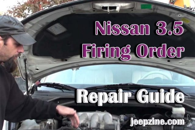 Nissan 3.5 Firing Order Repair Guide