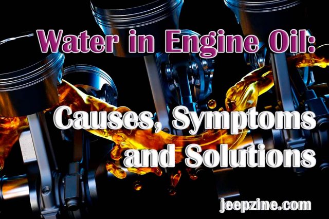 Water in Engine Oil: Causes, Symptoms and Solutions