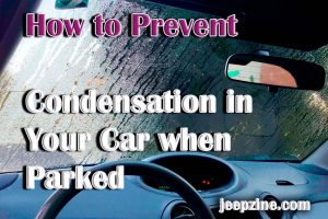 How to Prevent Condensation in Your Car when Parked