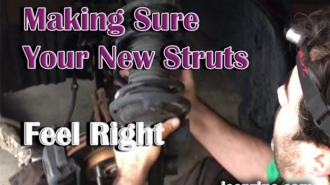 Making Sure Your New Struts Feel Right