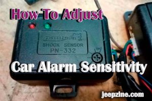 How To Adjust Car Alarm Sensitivity