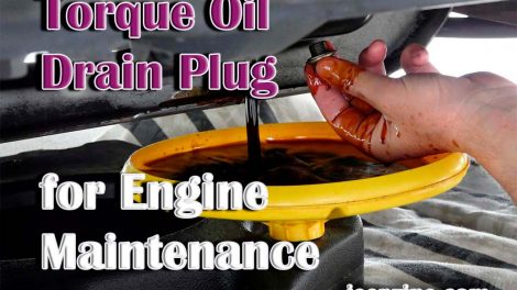 Torque Oil Drain Plug for Engine Maintenance