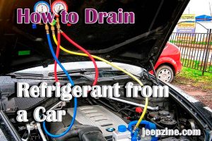 How to Drain Refrigerant from a Car