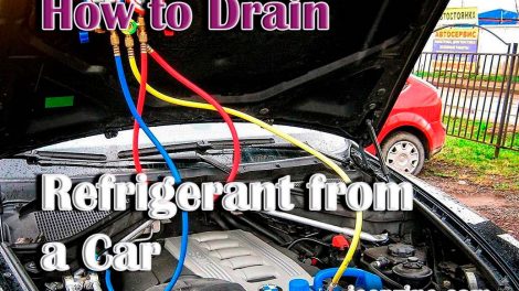 How to Drain Refrigerant from a Car