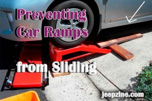 Preventing Car Ramps from Sliding