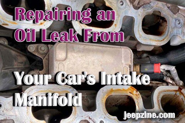 Repairing an Oil Leak From Your Car's Intake Manifold