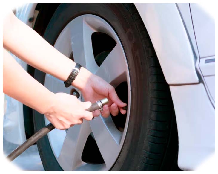 Air Pump Deflating Tire 