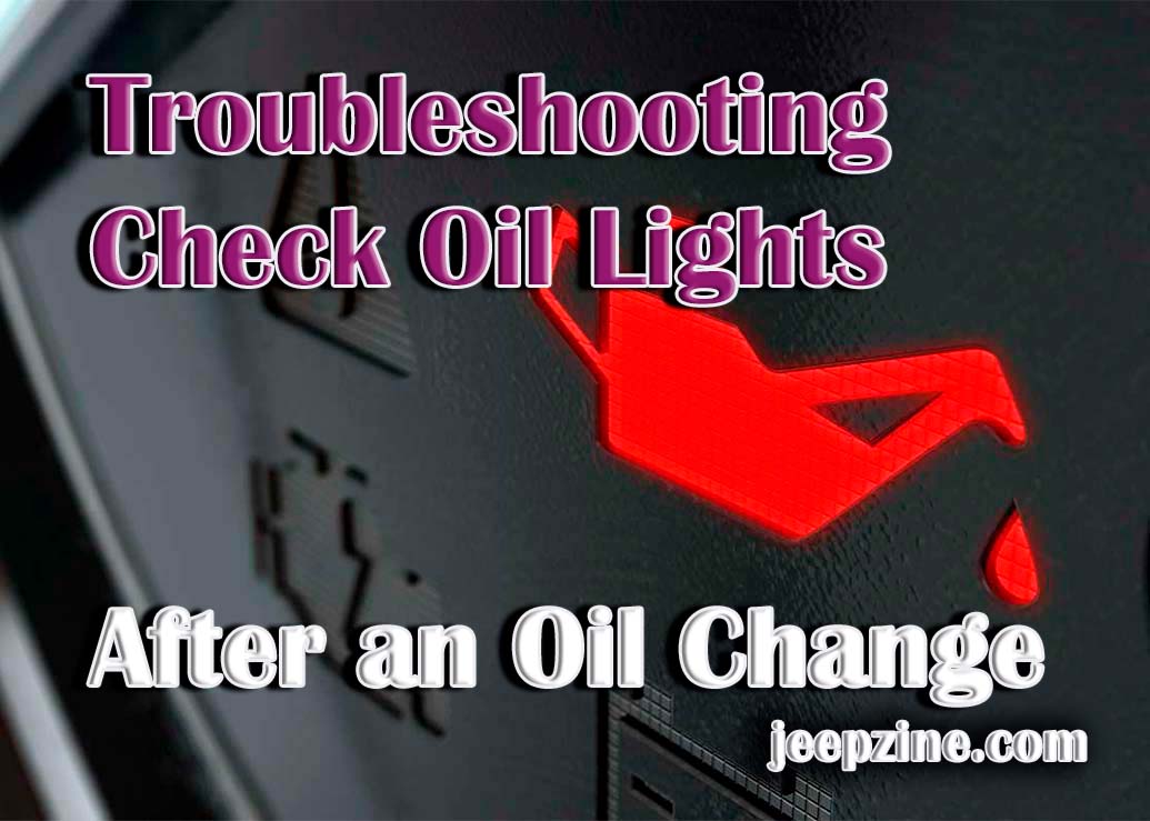 What to Do if the Check Oil Light Comes On After an Oil Change