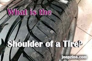 What is the Shoulder of a Tire