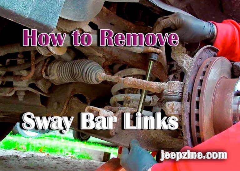 Removing Sway Bar Links