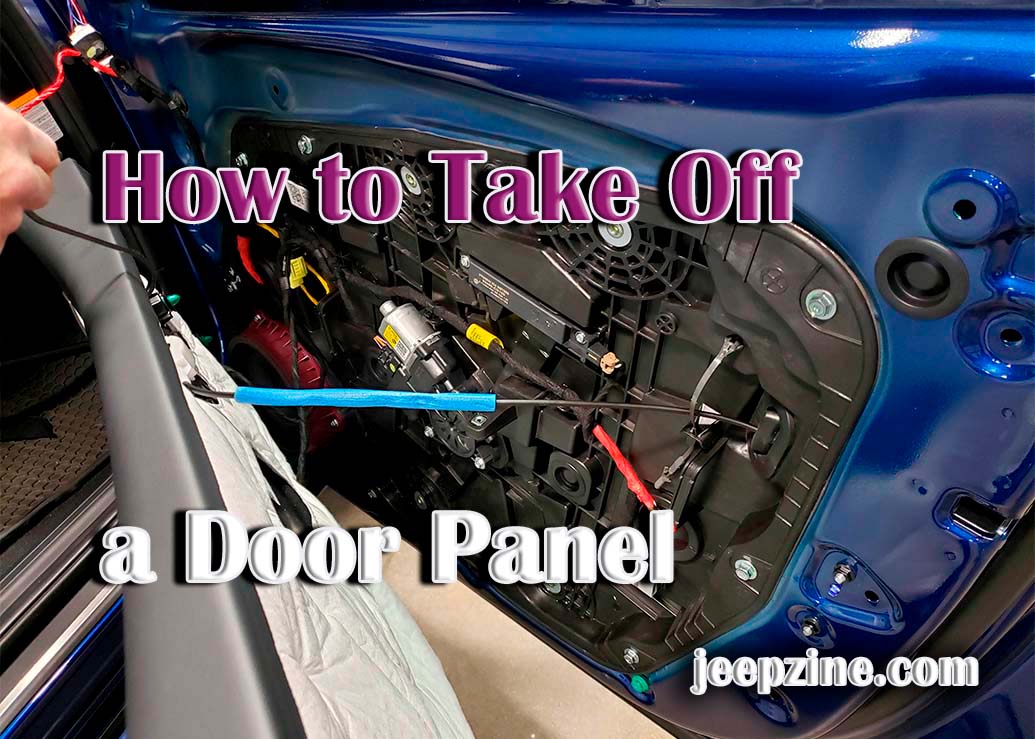 Taking off a Vehicle Door Panel