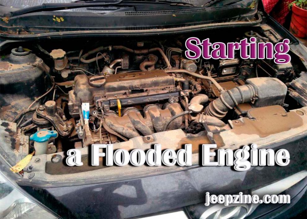 Starting a Flooded Engine