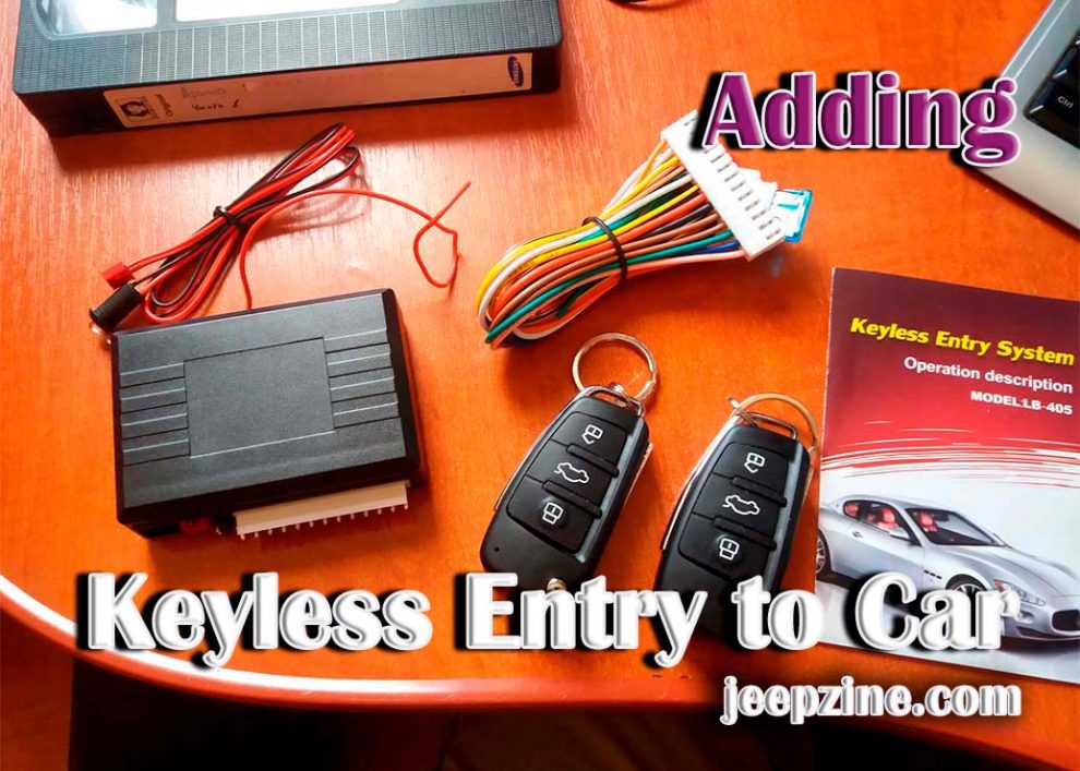 Adding Keyless Entry to Car