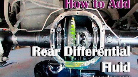 How to Add Rear Differential Fluid